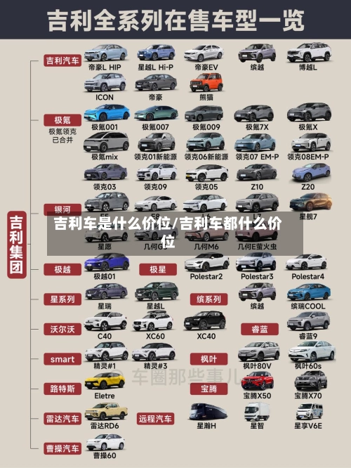 吉利车是什么价位/吉利车都什么价位