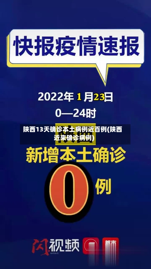 陕西13天确诊本土病例近百例(陕西近来确诊病例)