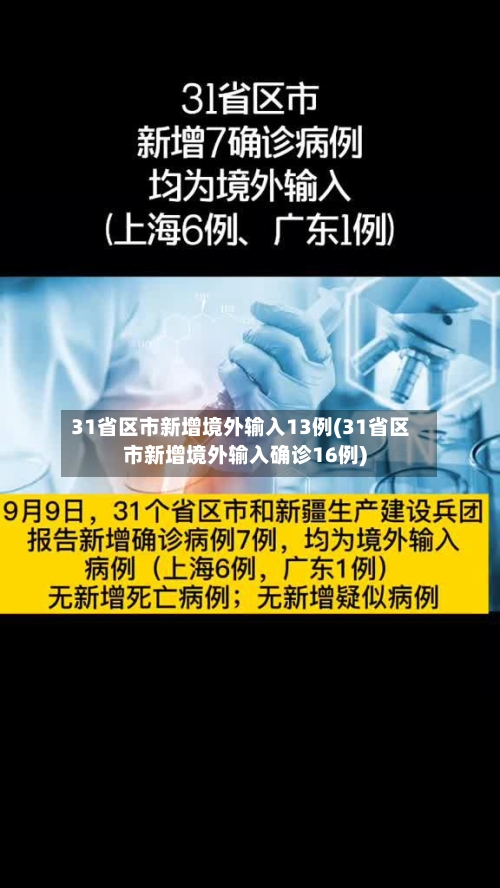 31省区市新增境外输入13例(31省区市新增境外输入确诊16例)