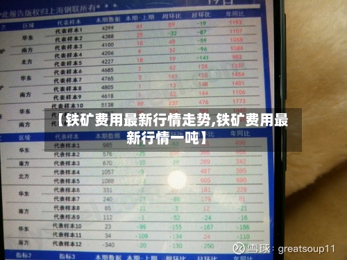 【铁矿费用最新行情走势,铁矿费用最新行情一吨】