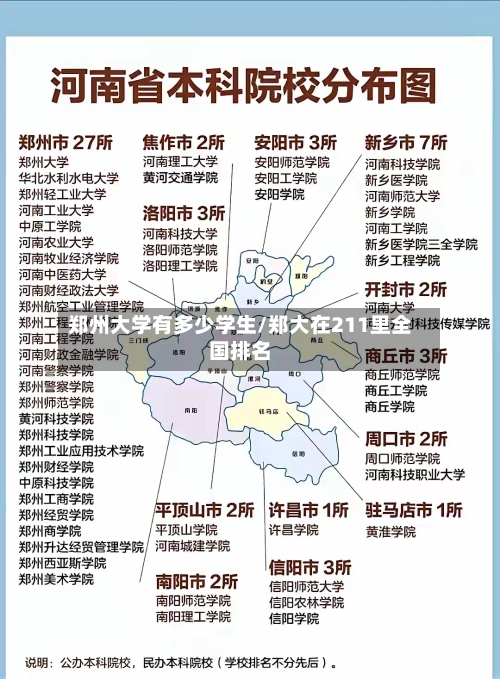 郑州大学有多少学生/郑大在211里全国排名