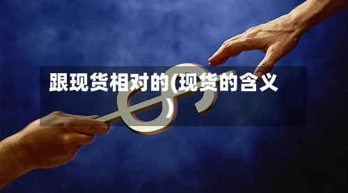 跟现货相对的(现货的含义)-第3张图片