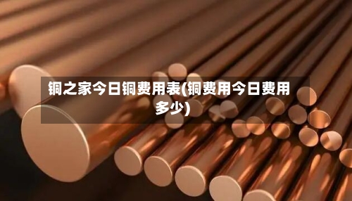 铜之家今日铜费用表(铜费用今日费用多少)