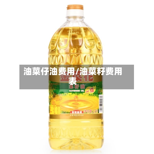 油菜仔油费用/油菜籽费用表