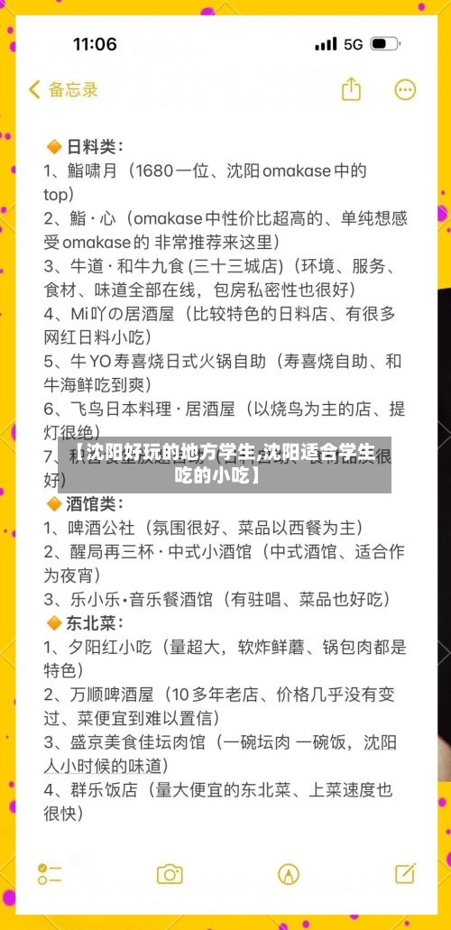 【沈阳好玩的地方学生,沈阳适合学生吃的小吃】-第3张图片
