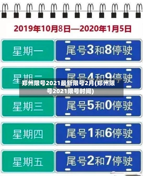 郑州限号2021最新限号2月(郑州限号2021限号时间)