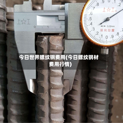 今日世界螺纹钢费用(今日螺纹钢材费用行情)-第3张图片