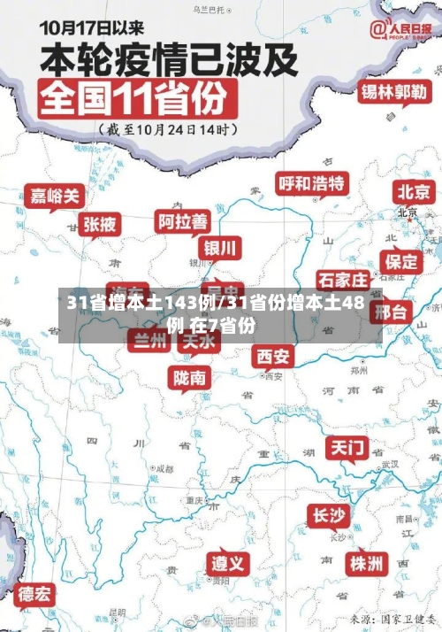 31省增本土143例/31省份增本土48例 在7省份