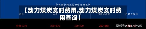 【动力煤炭实时费用,动力煤炭实时费用查询】