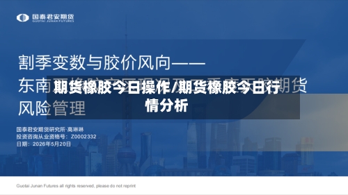 期货橡胶今日操作/期货橡胶今日行情分析