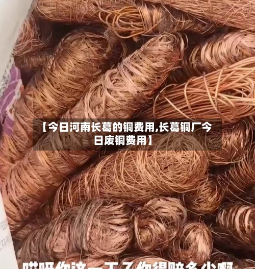 【今日河南长葛的铜费用,长葛铜厂今日废铜费用】-第2张图片