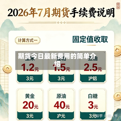 期货今日最新费用的简单介绍