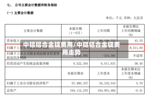 中铝铝合金锭费用/中铝铝合金锭费用走势-第2张图片