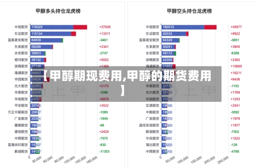 【甲醇期现费用,甲醇的期货费用】