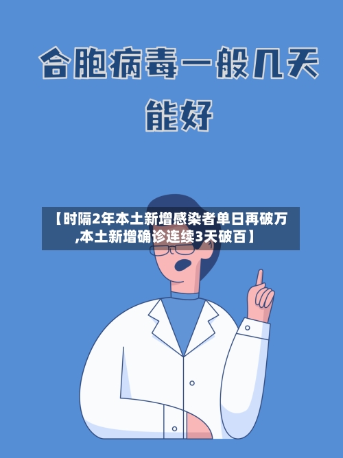 【时隔2年本土新增感染者单日再破万,本土新增确诊连续3天破百】-第1张图片