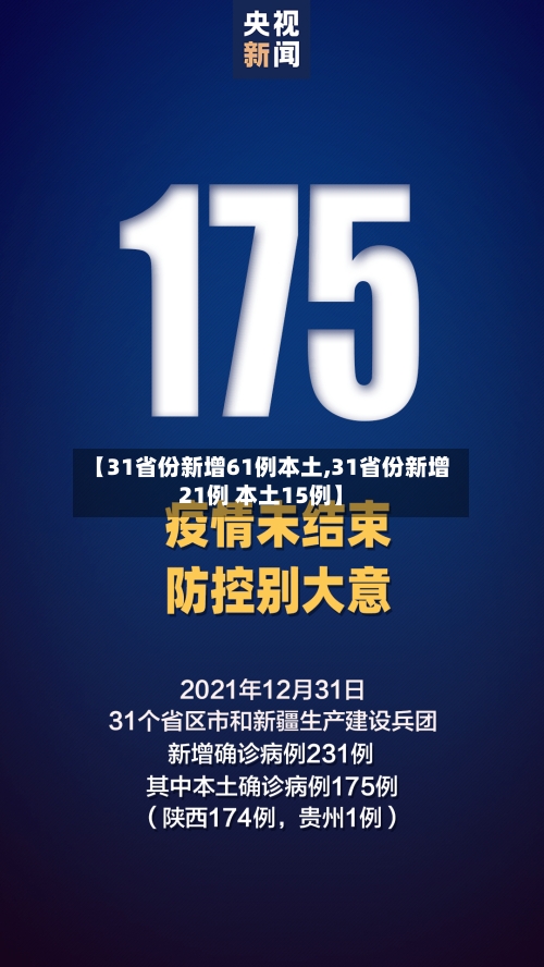 【31省份新增61例本土,31省份新增21例 本土15例】