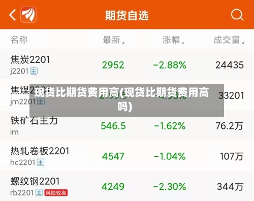 现货比期货费用高(现货比期货费用高吗)