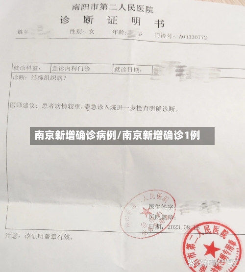 南京新增确诊病例/南京新增确诊1例-第2张图片
