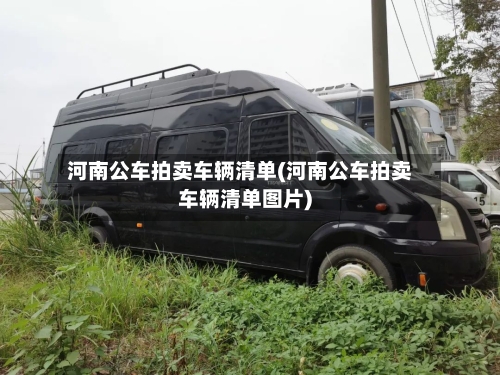 河南公车拍卖车辆清单(河南公车拍卖车辆清单图片)