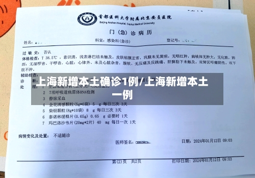 上海新增本土确诊1例/上海新增本土一例