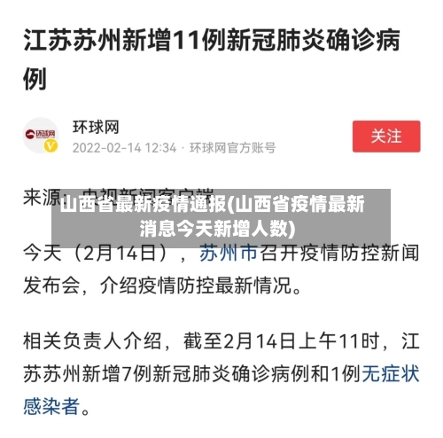 山西省最新疫情通报(山西省疫情最新消息今天新增人数)