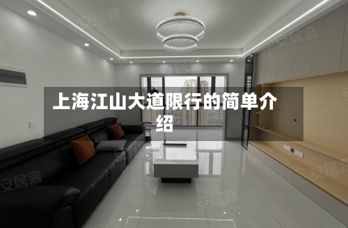 上海江山大道限行的简单介绍