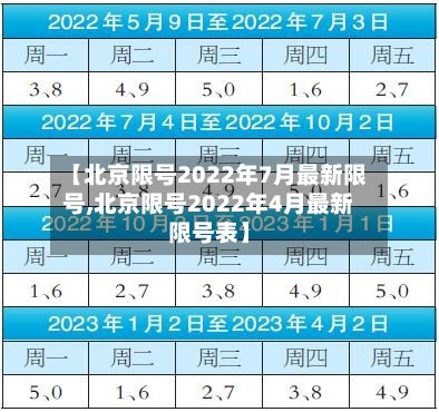 【北京限号2022年7月最新限号,北京限号2022年4月最新限号表】-第2张图片