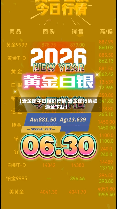【贵金属今日报价行情,贵金属行情融通金下载】-第3张图片
