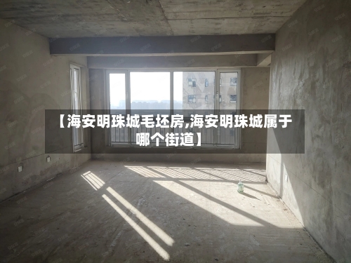 【海安明珠城毛坯房,海安明珠城属于哪个街道】