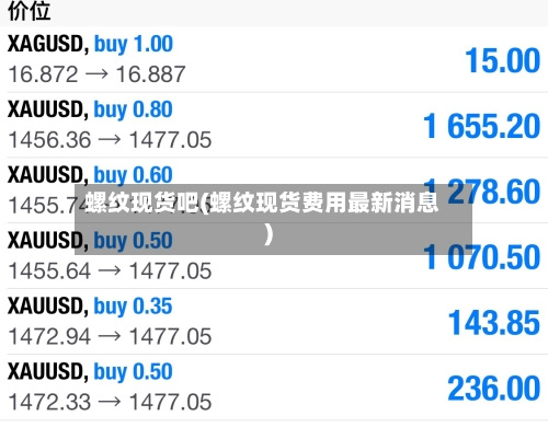 螺纹现货吧(螺纹现货费用最新消息)-第3张图片