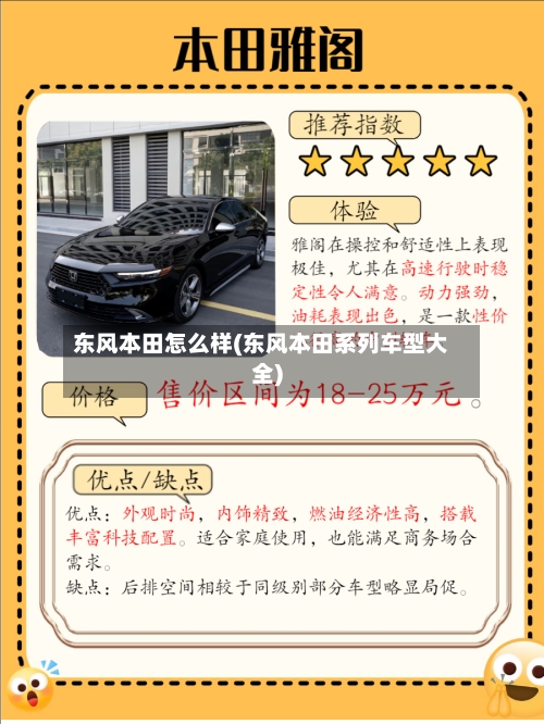 东风本田怎么样(东风本田系列车型大全)