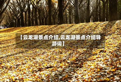 【云龙湖景点介绍,云龙湖景点介绍导游词】-第3张图片