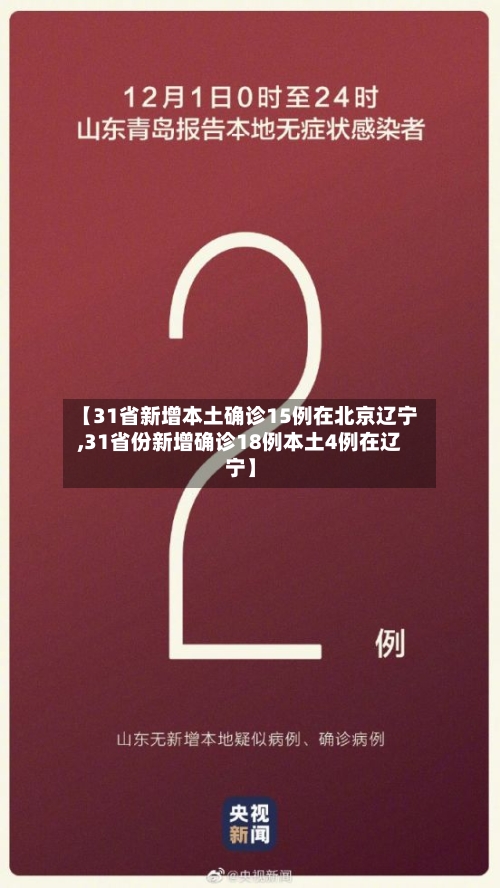 【31省新增本土确诊15例在北京辽宁,31省份新增确诊18例本土4例在辽宁】