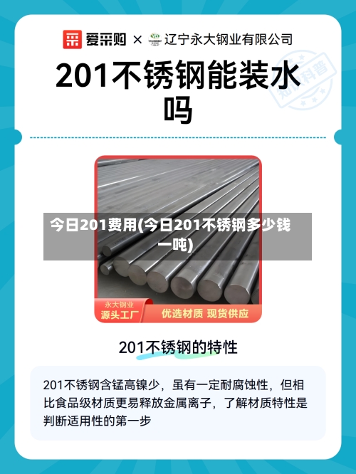 今日201费用(今日201不锈钢多少钱一吨)