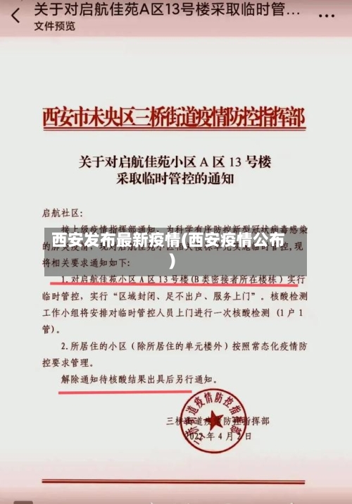 西安发布最新疫情(西安疫情公布)